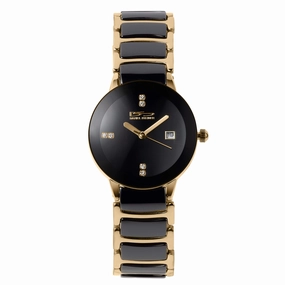 Ceramic Noir Gold Ladies Watch