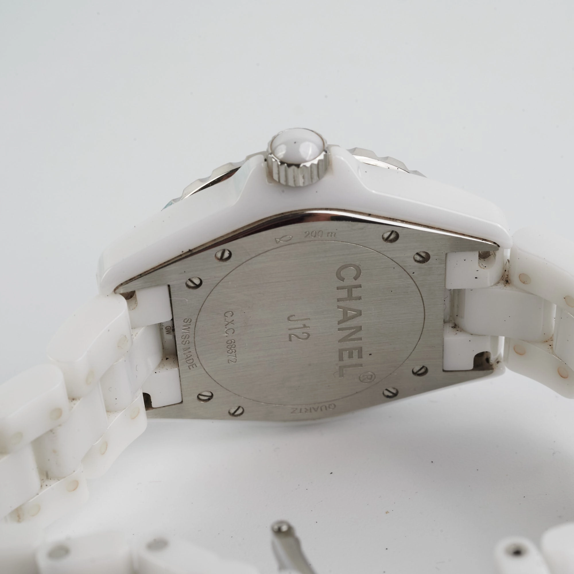 Chanel J12 White Watch 38MM Diamonds