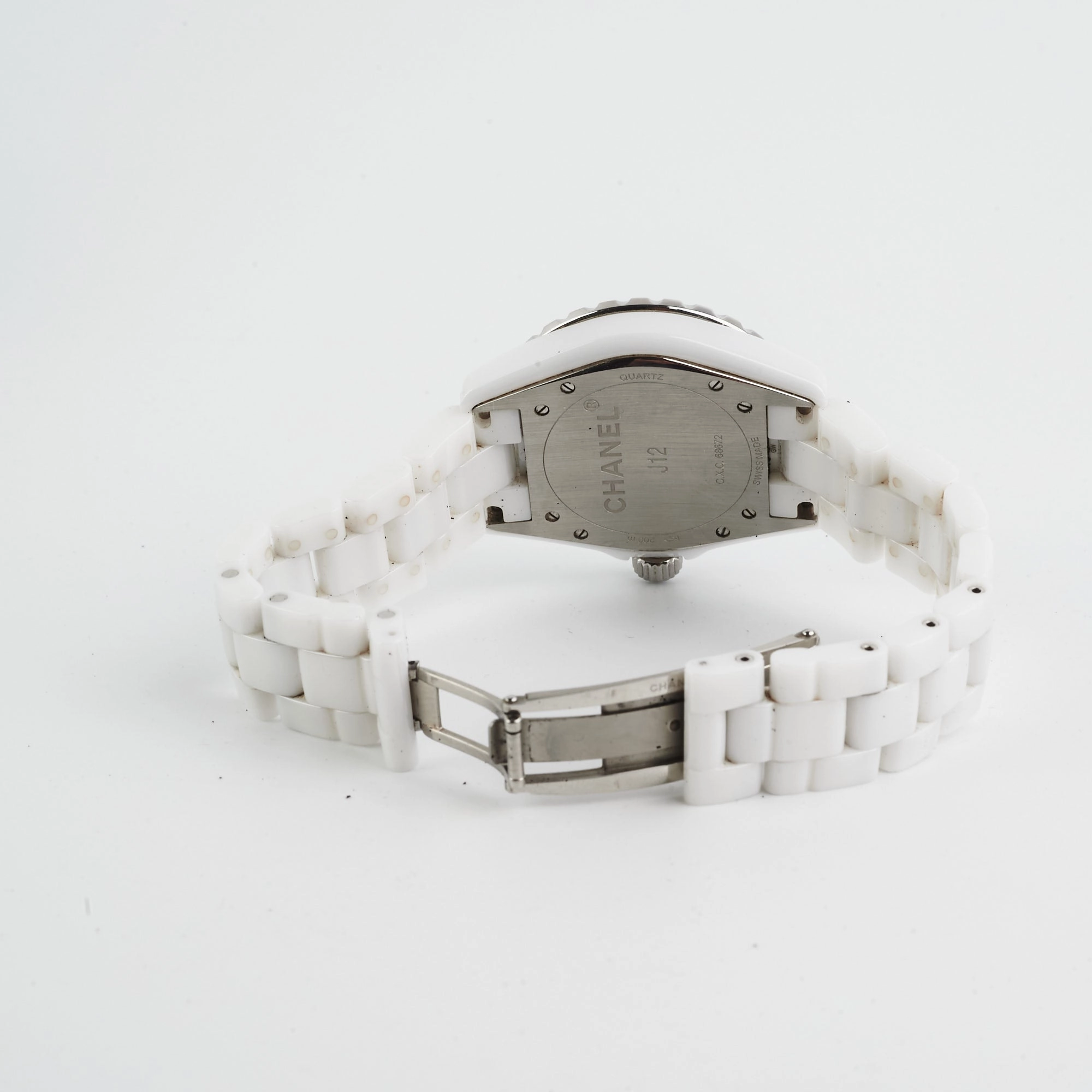 Chanel J12 White Watch 38MM Diamonds