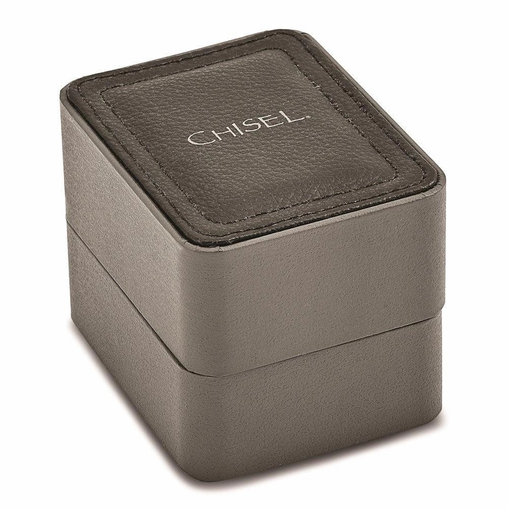 Chisel Matte Black IP-plated Green Dial Watch