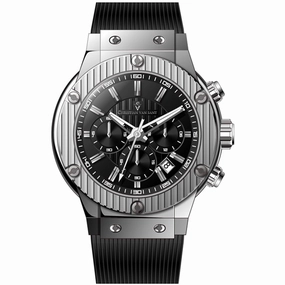 Christian Van Sant Men's Watch - Monarchy Quartz Black Dial Rubber Strap | CV8140