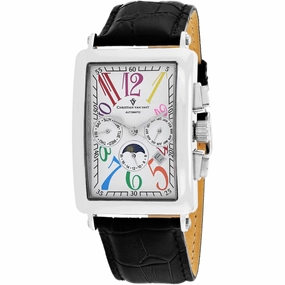 Christian Van Sant Men's Watch - Prodigy Automatic Blue Dial Leather Strap | CV9138