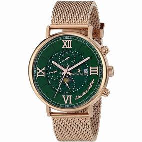Christian Van Sant Men's Watch - Somptueuse LTD Automatic Green Dial Steel | CV1156