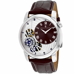 Christian Van Sant Men's Watch - Sprocket Auto-Quartz Brown Dial Strap | CV1544
