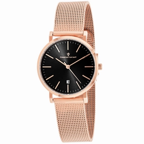 Christian Van Sant Women's Black dial Watch