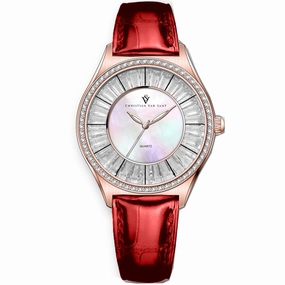 Christian Van Sant Women's Luna Mother of pearl Dial Watch