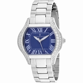 Christian Van Sant Women's Watch - Bianca Quartz Blue Dial Silver Bracelet | CV1832