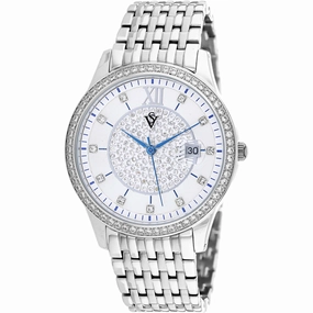 Christian Van Sant Women's Watch - Carla Quartz White Dial Silver Bracelet | CV0480