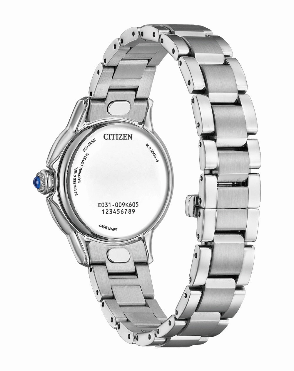 Citizen Eco-Drive L Ceci Steel Black Dial Watch EM1160-58E