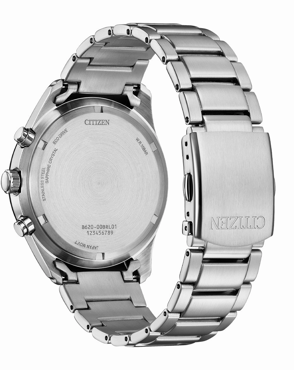 Citizen Eco-Drive White Dial Stainless Steel Watch CA4674-58A