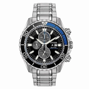 Citizen Men's Chronograph Watch - Promaster Chrono Diver Steel Bracelet | CA0719-53E