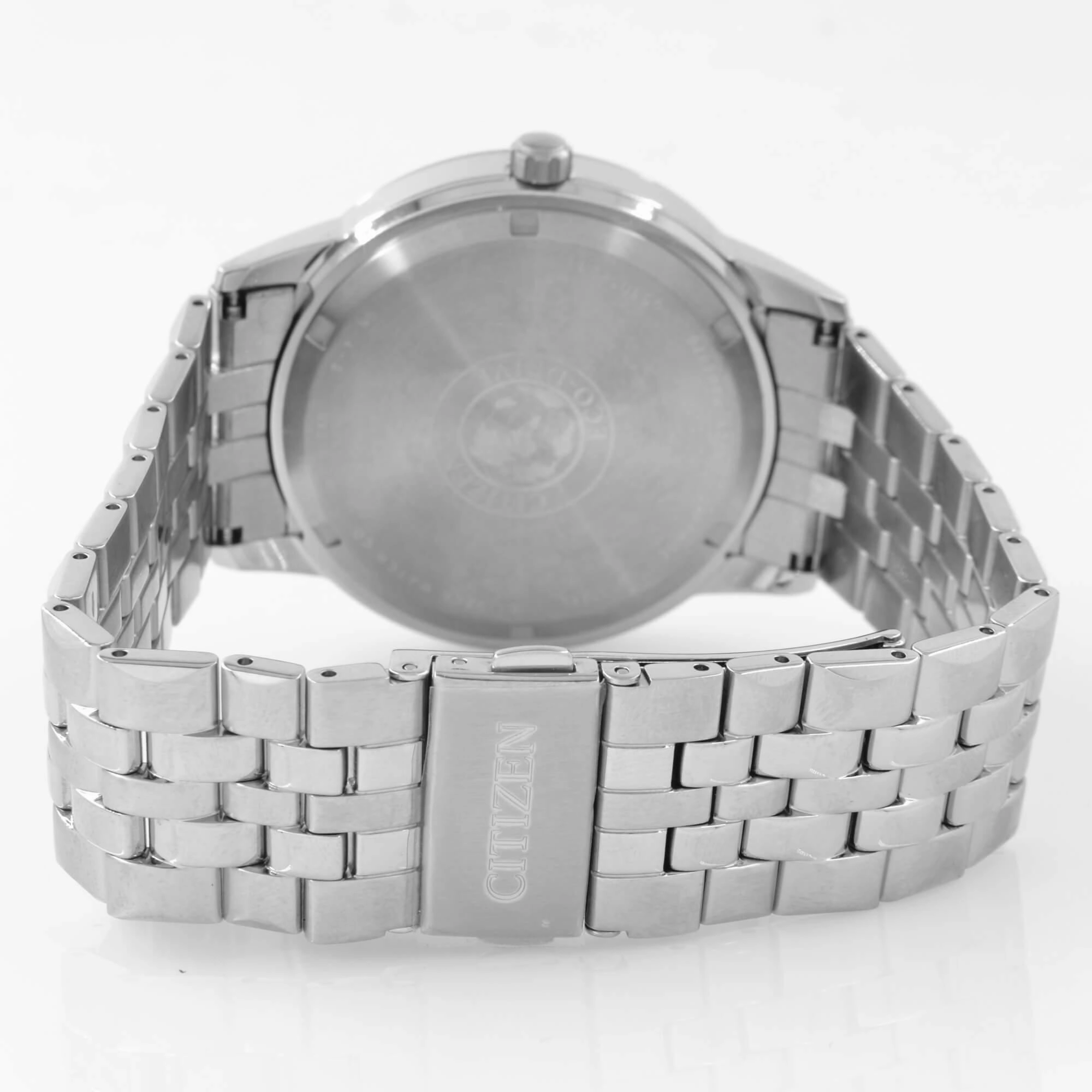 Citizen Men's Eco-Drive Bracelet Watch - Corso Black Dial Steel | BU2070-55E