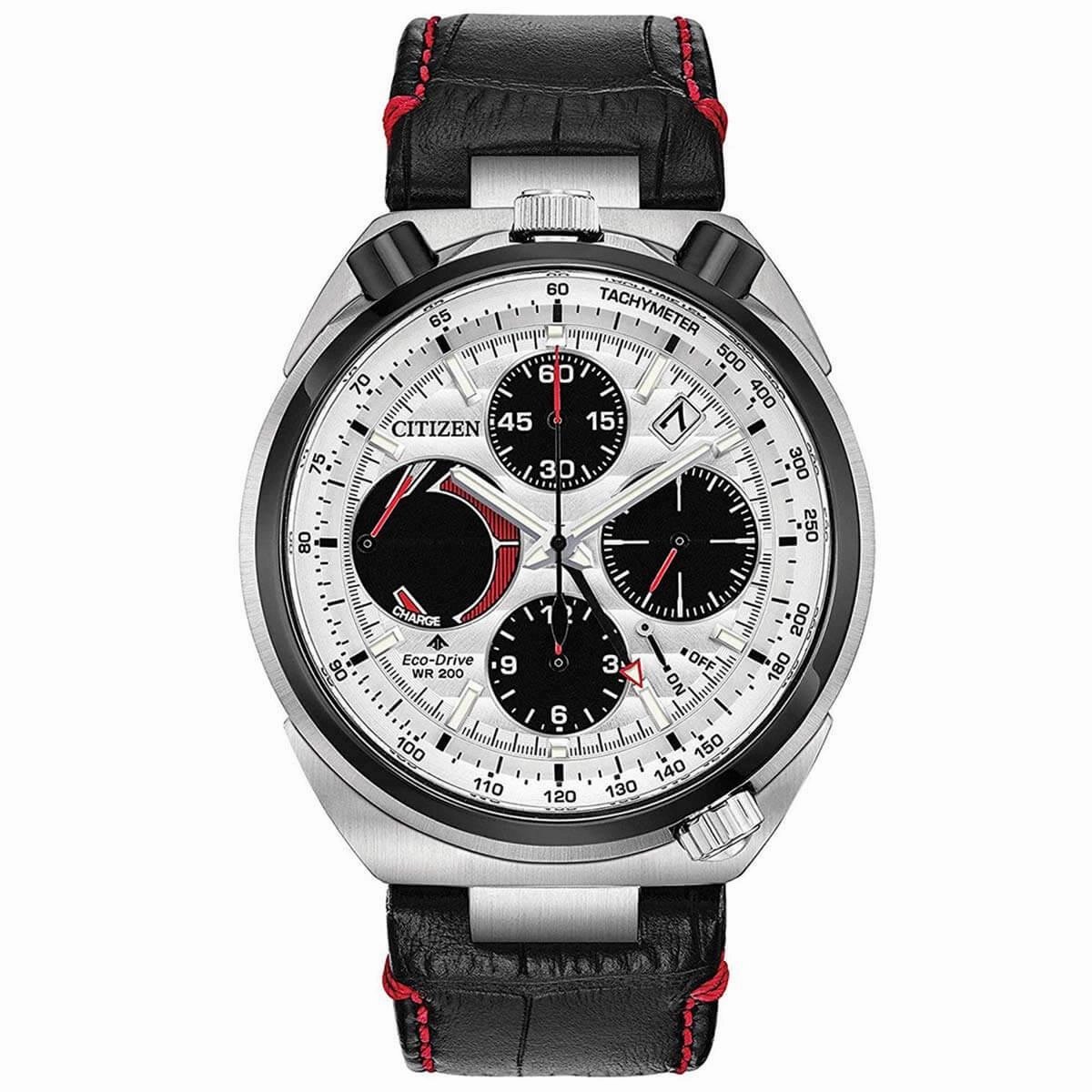 Citizen Men's Eco-Drive Watch - Promaster Tsuno Chronograph Racer Strap | AV0071-03A