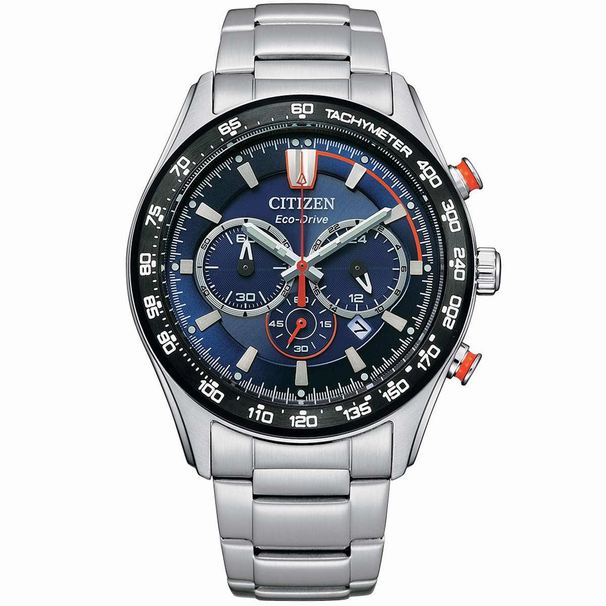 Citizen Men's Watch - Chronograph Blue Dial Stainless Steel Bracelet | CA4486-82L