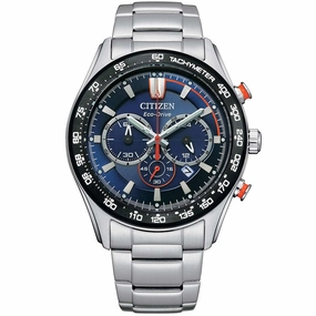 Citizen Men's Watch - Chronograph Blue Dial Stainless Steel Bracelet | CA4486-82L