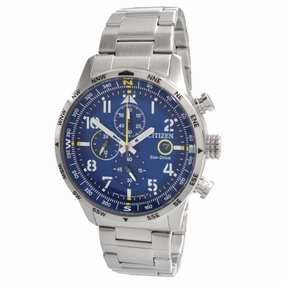 Citizen Men's Watch - Chronograph Power Reserve Blue Dial Bracelet | CA0790-83L