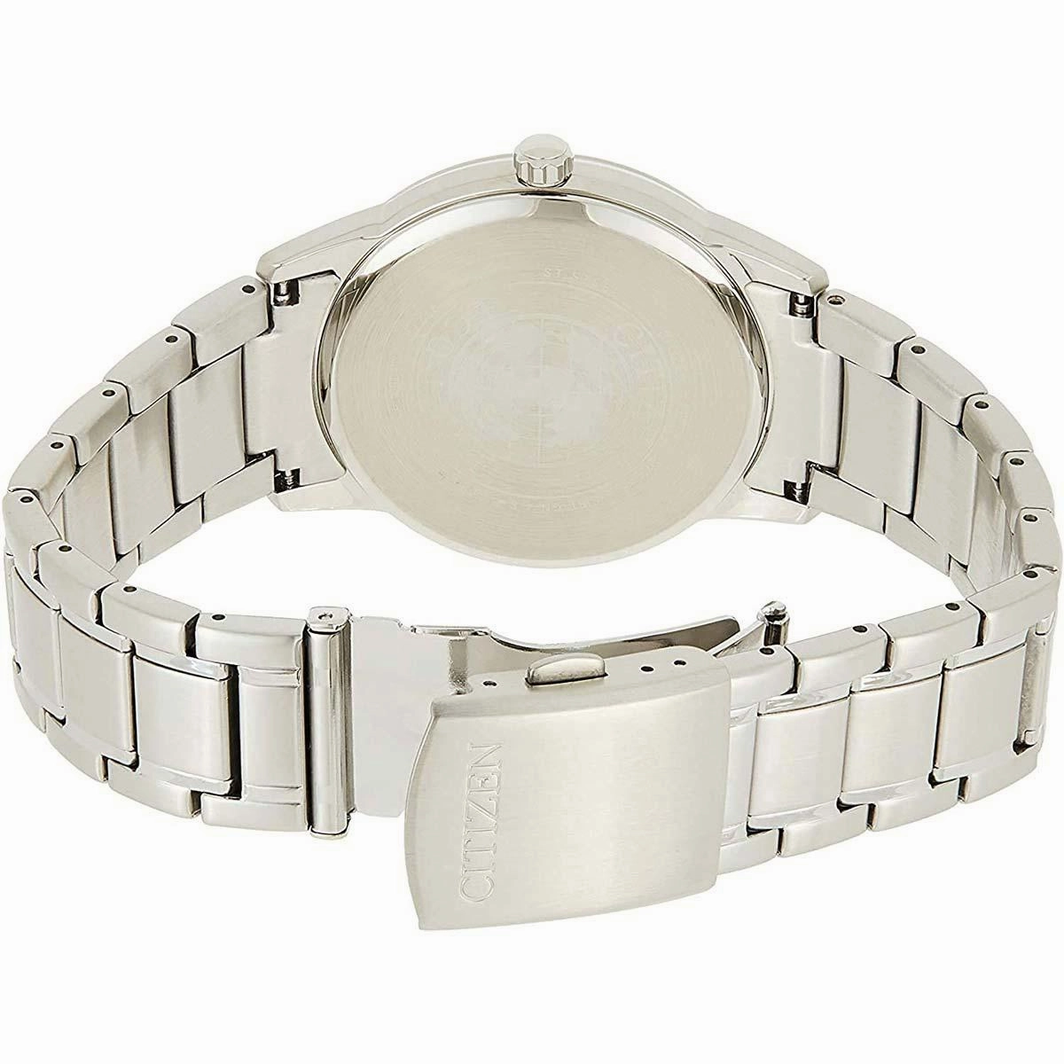 Citizen Men's Watch - Eco-Drive Black Dial Stainless Steel Bracelet | AW1231-58E