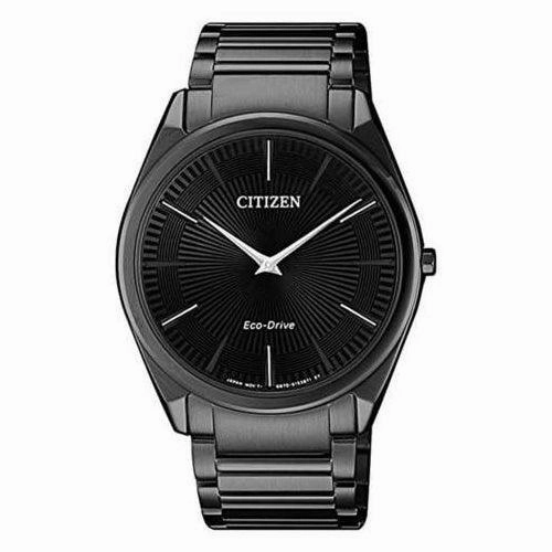 Citizen Men's Watch - Eco Drive Black Stainless Steel Bracelet | AR3079-85E