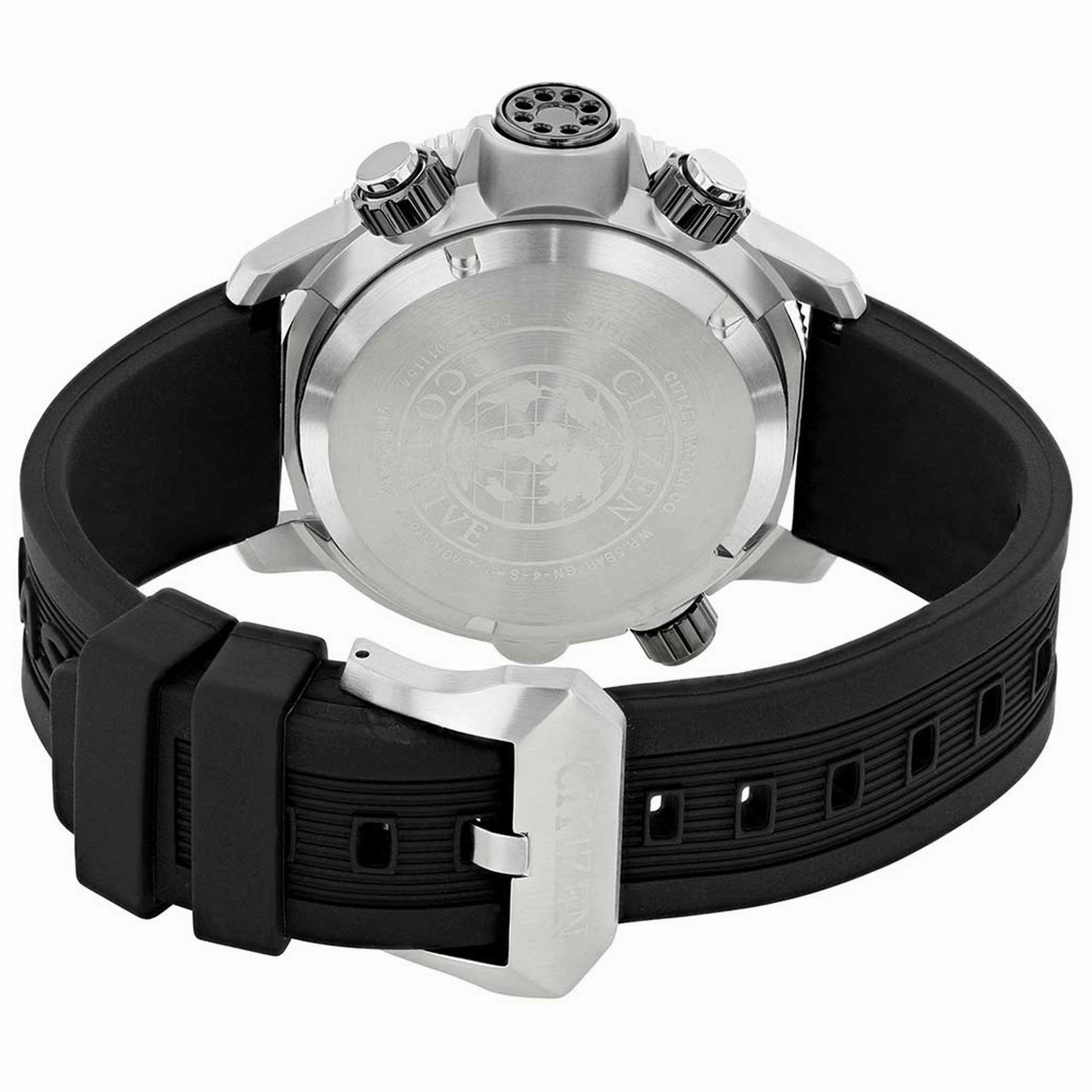 Citizen Men's Watch - Promaster Marine Aqualand Black Rubber Strap Date | BN2036-14E
