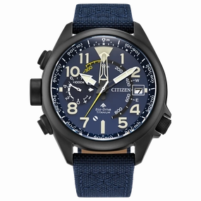 Citizen Promaster Eco-Drive Blue Fabric Strap Blue Dial Watch BN4065- 07L