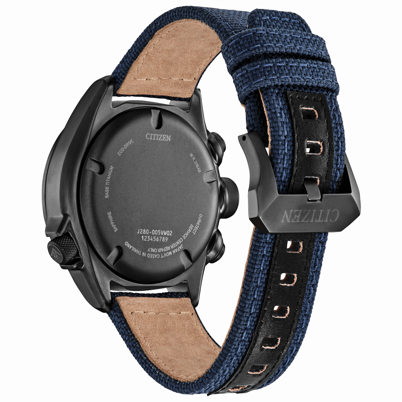 Citizen Promaster Eco-Drive Blue Fabric Strap Blue Dial Watch BN4065- 07L