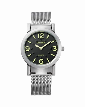 Citizen Tell The Time By Touch Stainless Steel Braille Watch AC2200-55E