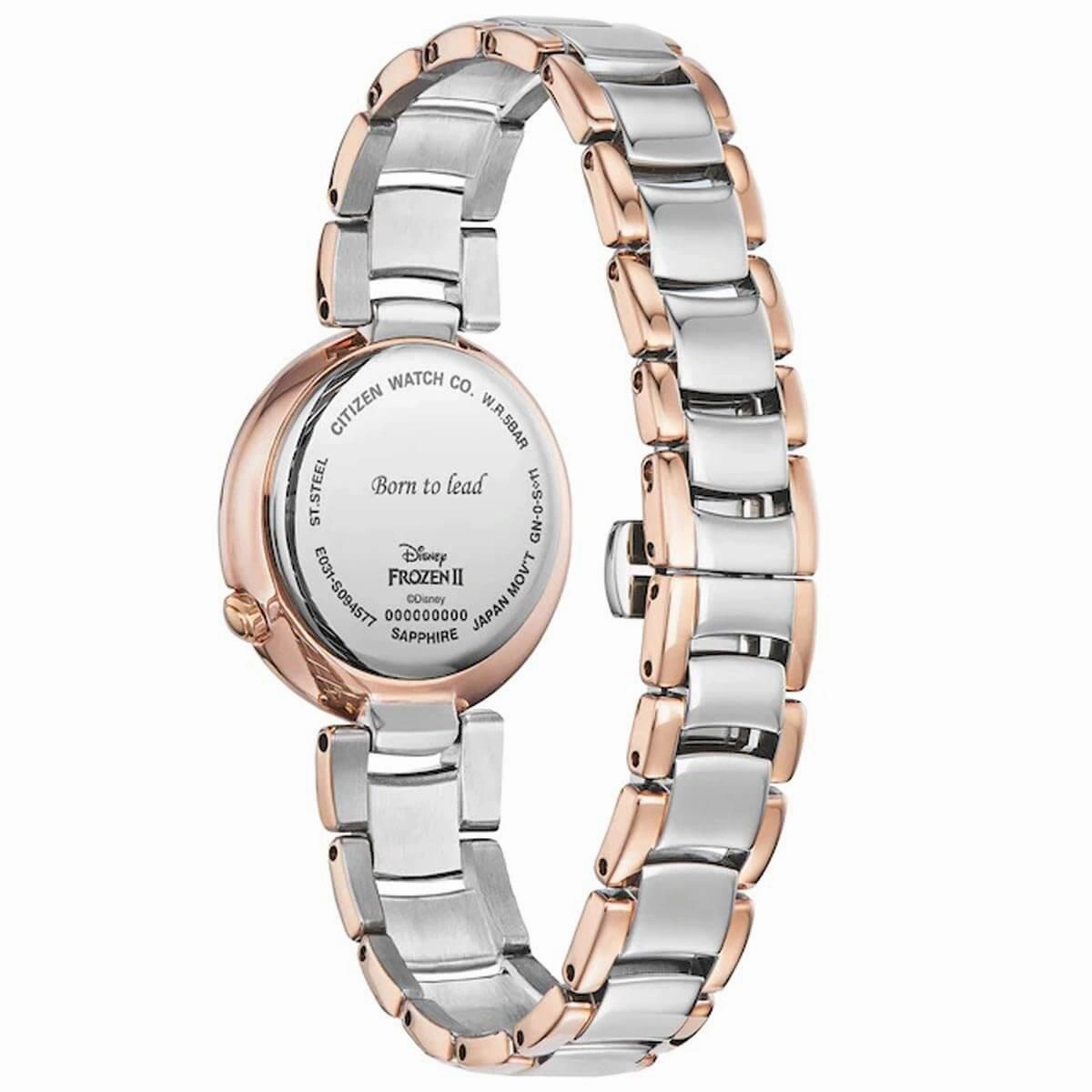 Citizen Women's Diamond Watch - Disney Mother of Pearl Dial Bracelet | EM0586-51Y
