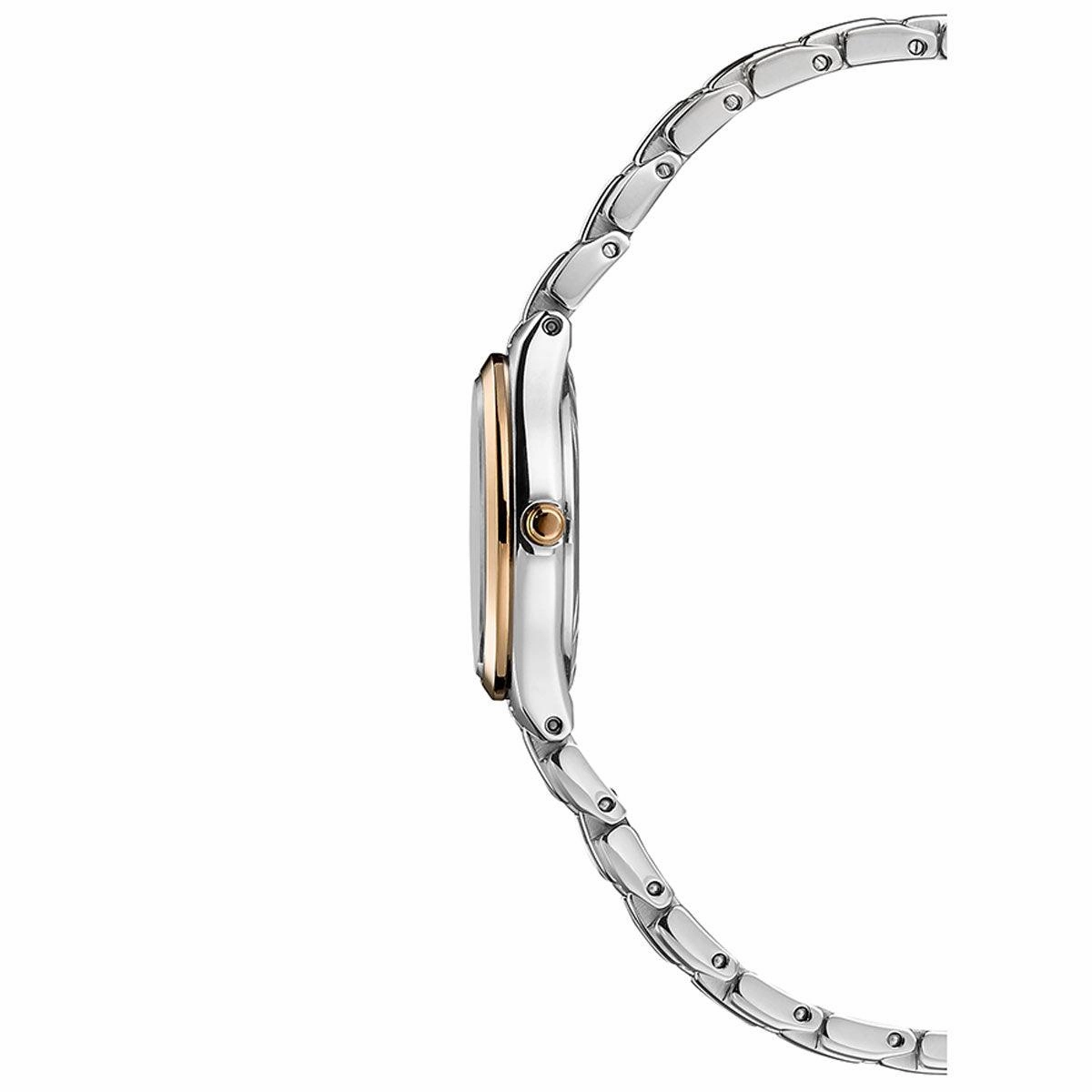 Citizen Women's Eco-Drive Watch - Dress White Dial Two Tone Bracelet | EW2486-87A