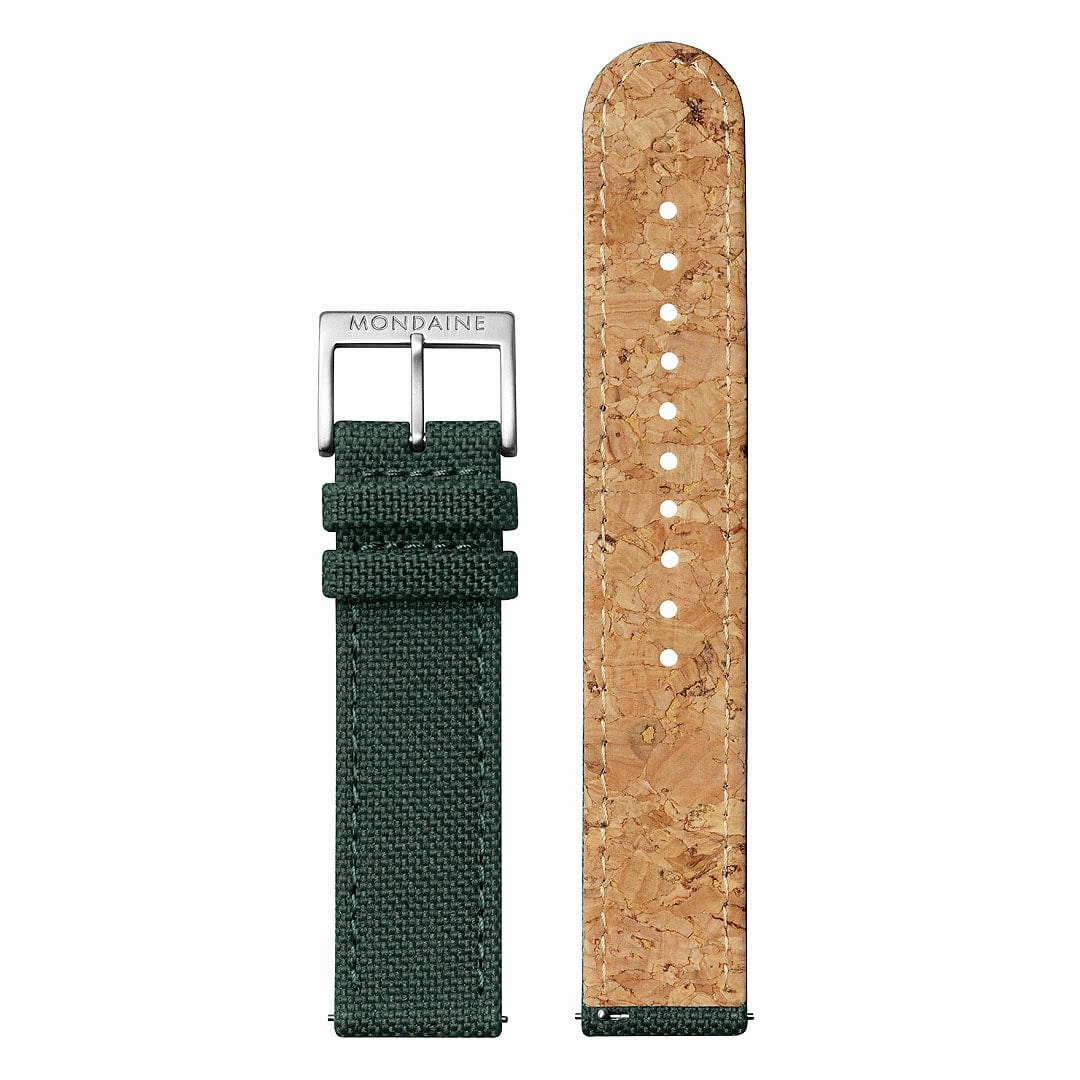 Classic, Brushed Steel, 40 mm, Forest Green Watch