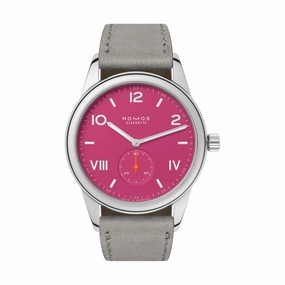 Club Campus 38mm - Deep Pink on Leather Strap