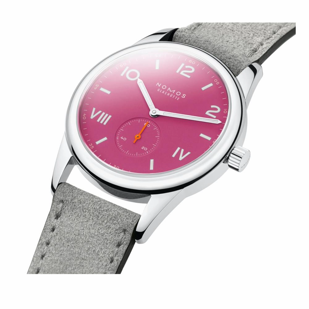Club Campus 38mm - Deep Pink on Leather Strap