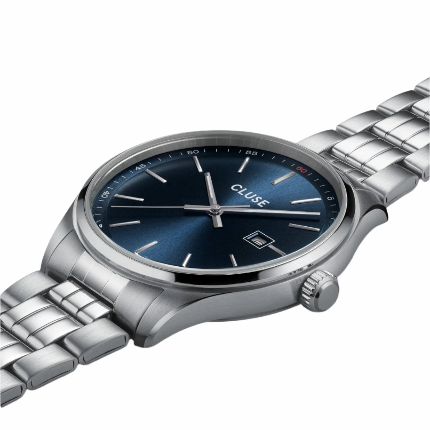 CLUSE Antheor Blue Dial Silver Stainless Steel Link Watch CW20903