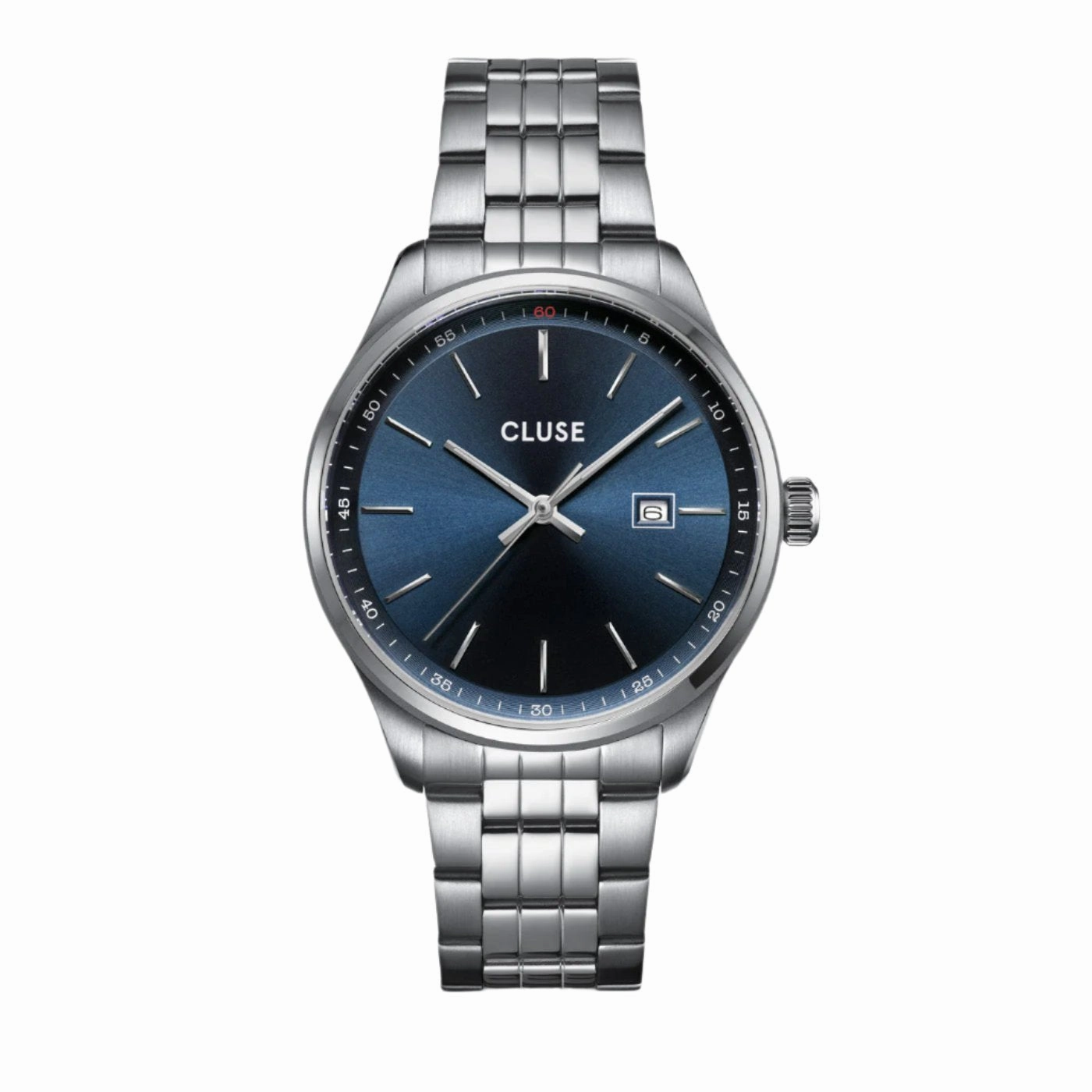 CLUSE Antheor Blue Dial Silver Stainless Steel Link Watch CW20903