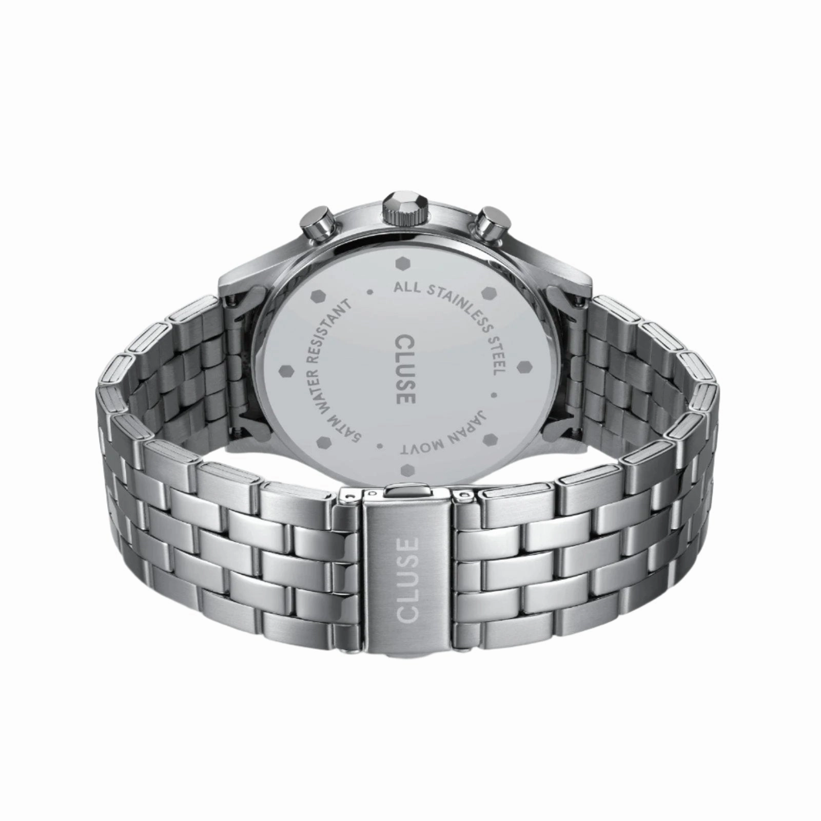 CLUSE Antheor Multifunction Blue Dial Silver Stainless Steel Link Watch CW21003