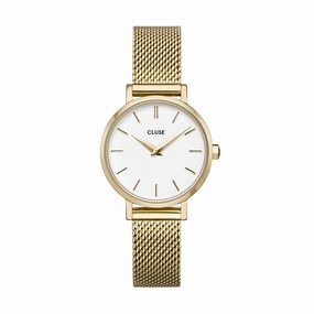 CLUSE Boho Chic Petite Mesh Gold Watch CW0101211001