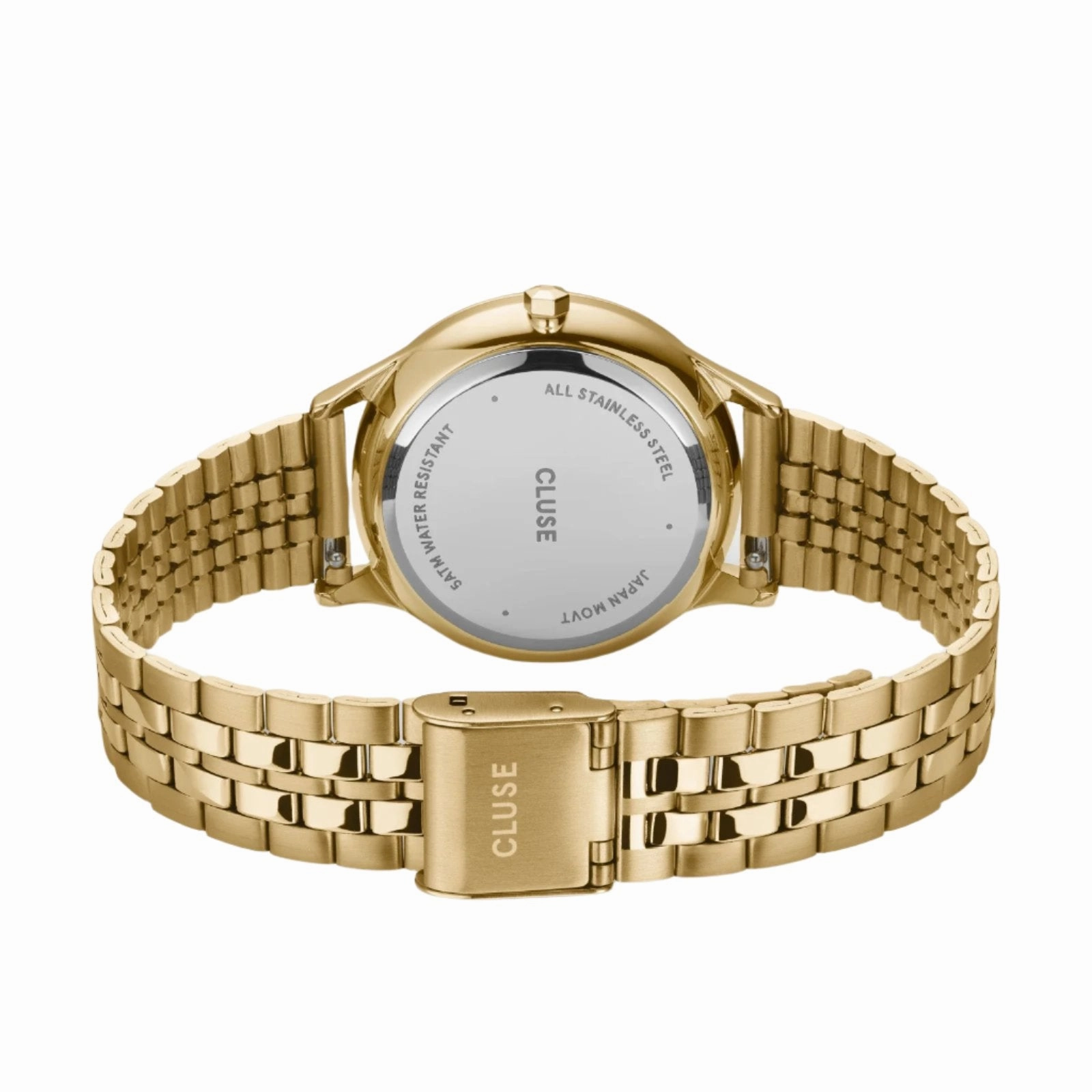 CLUSE Minuit Date Full Gold Link Watch CW14301