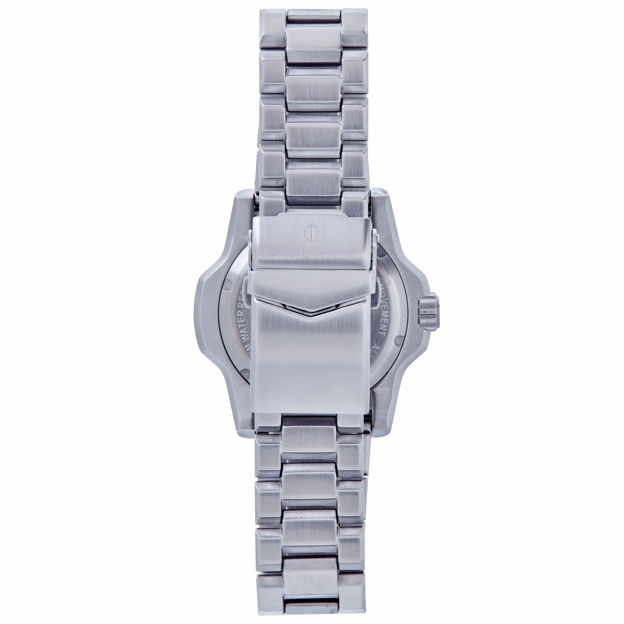Cortez Automatic Bracelet Watch w/Date - Orange/Navy