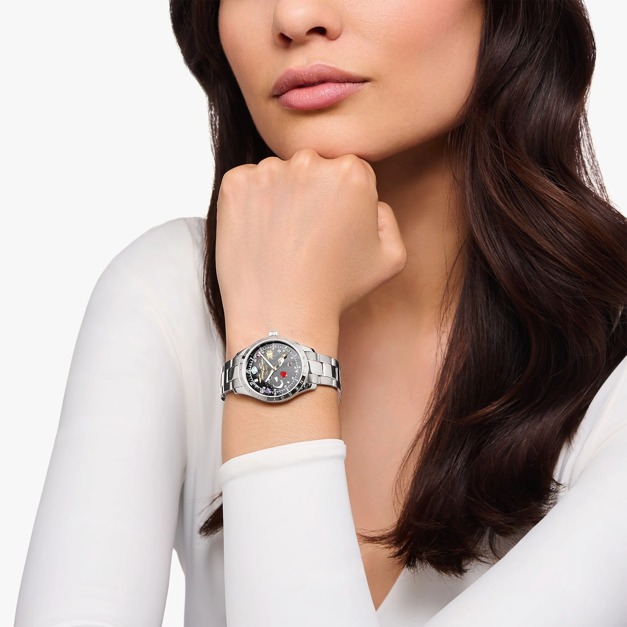 Cosmic Amulet Silver Watch