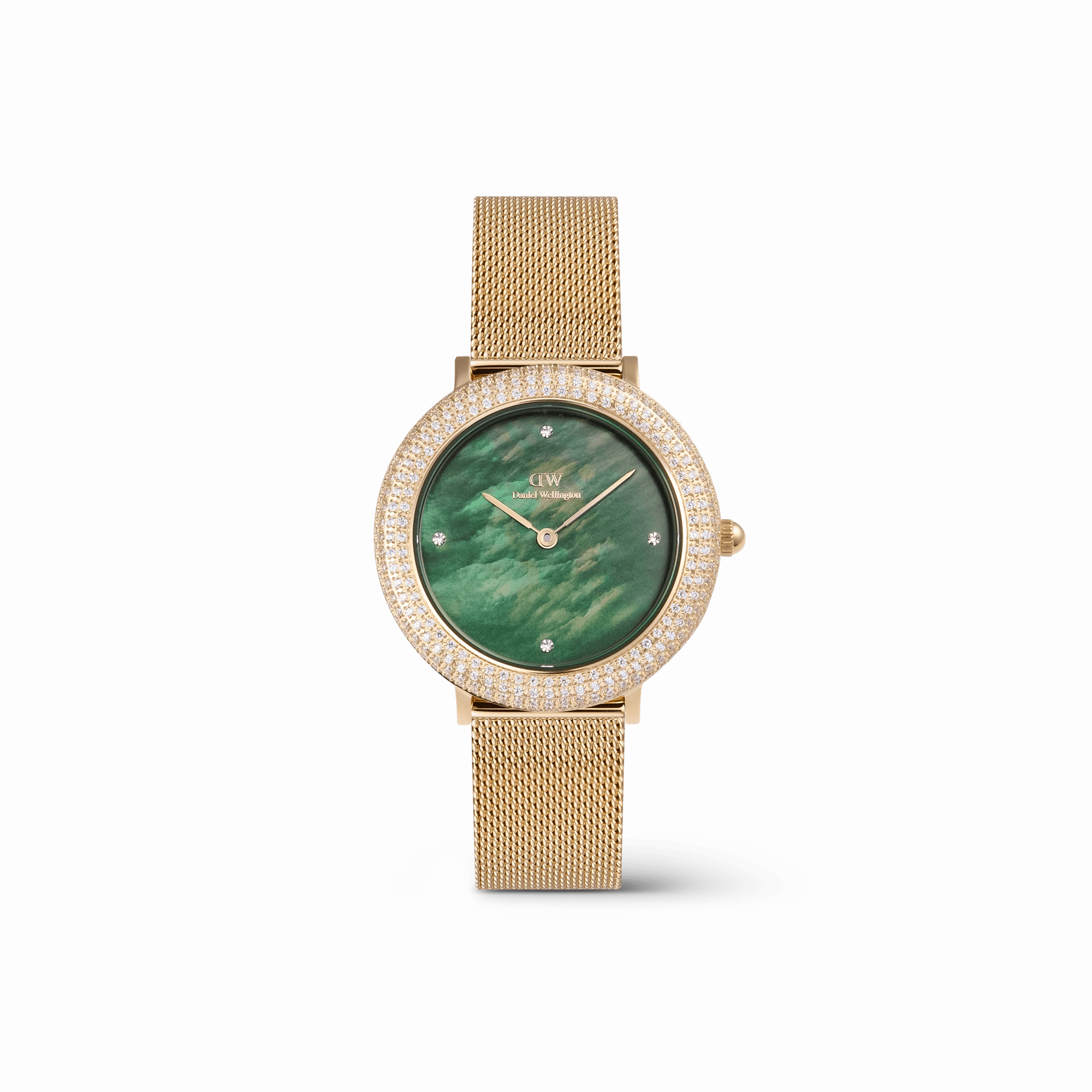 Crystalline Bezel Evergold Green