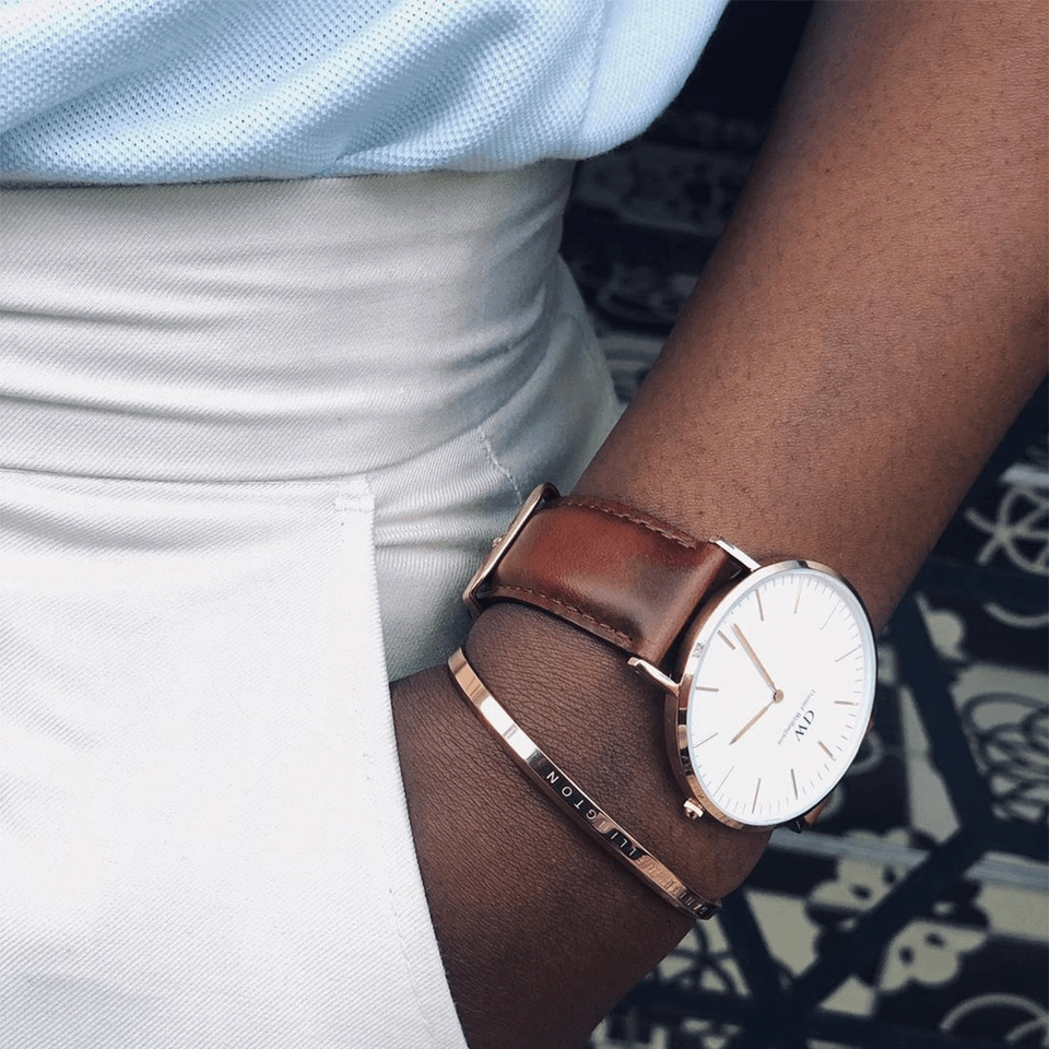 Daniel Wellington Classic 40mm St Mawes RG White DW00100006