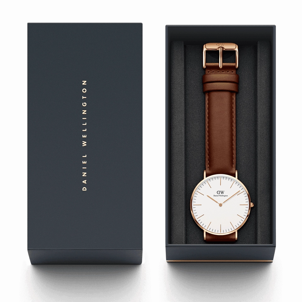 Daniel Wellington Classic 40mm St Mawes RG White DW00100006