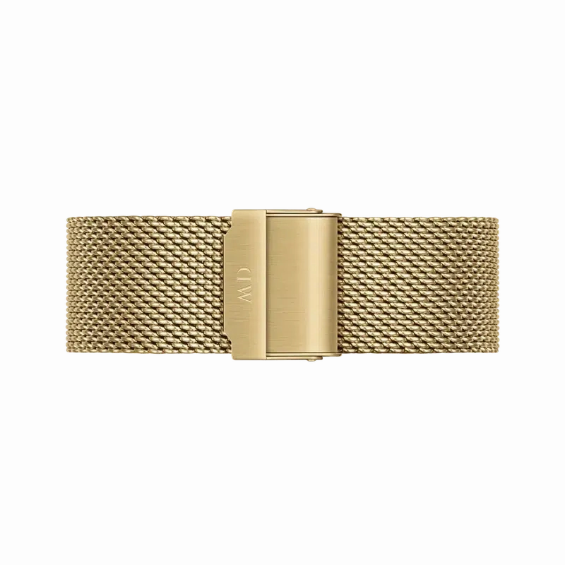 Daniel Wellington Classic Mesh Onyx Gold Watch 40mm