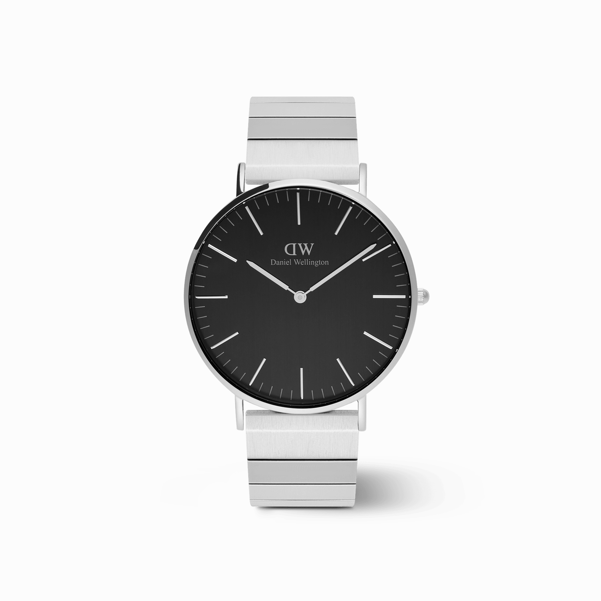 Daniel Wellington Classic Piano Link Onyx Silver Watch