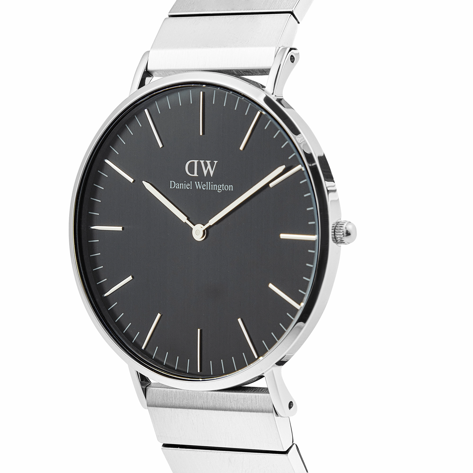 Daniel Wellington Classic Piano Link Onyx Silver Watch