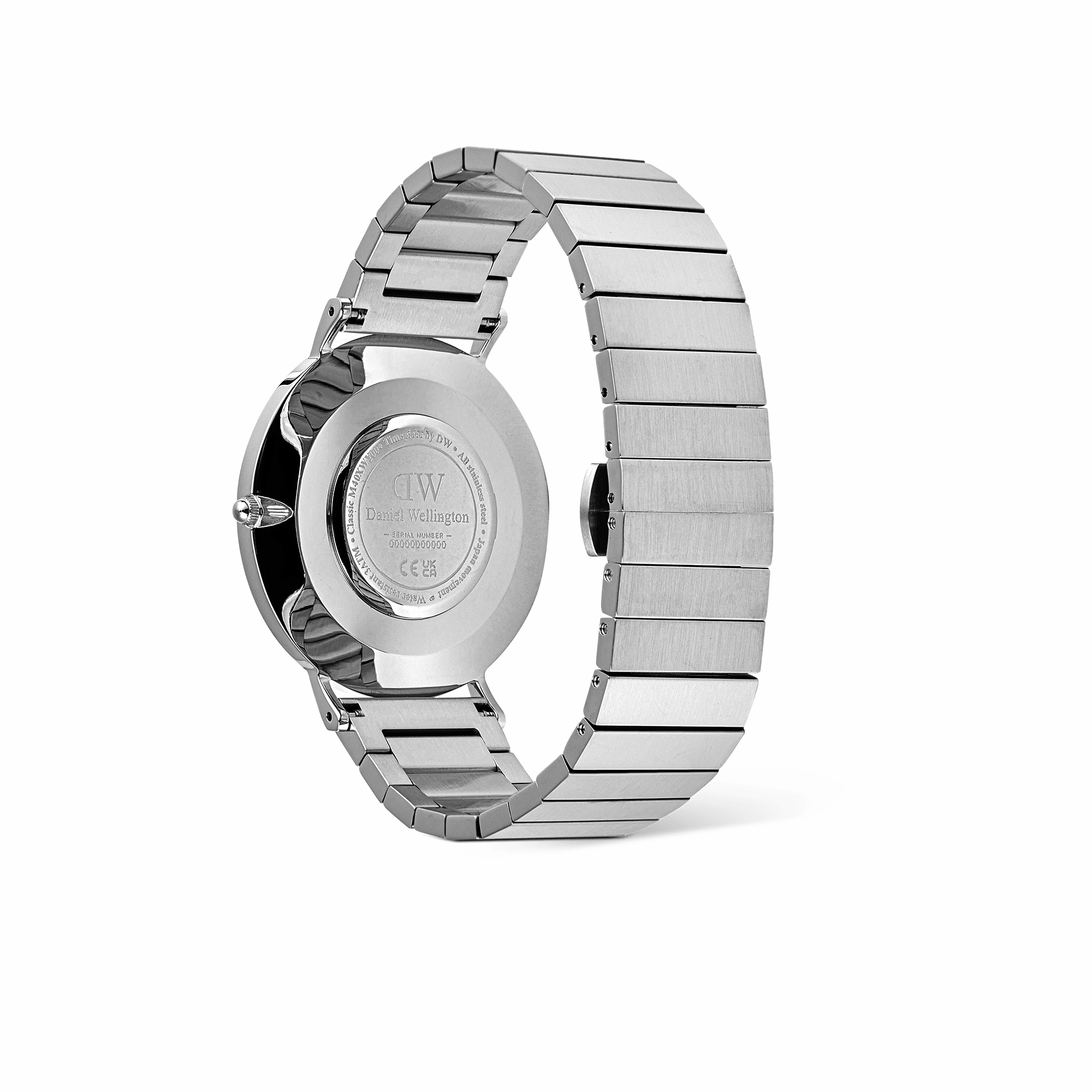 Daniel Wellington Classic Piano Link Onyx Silver Watch