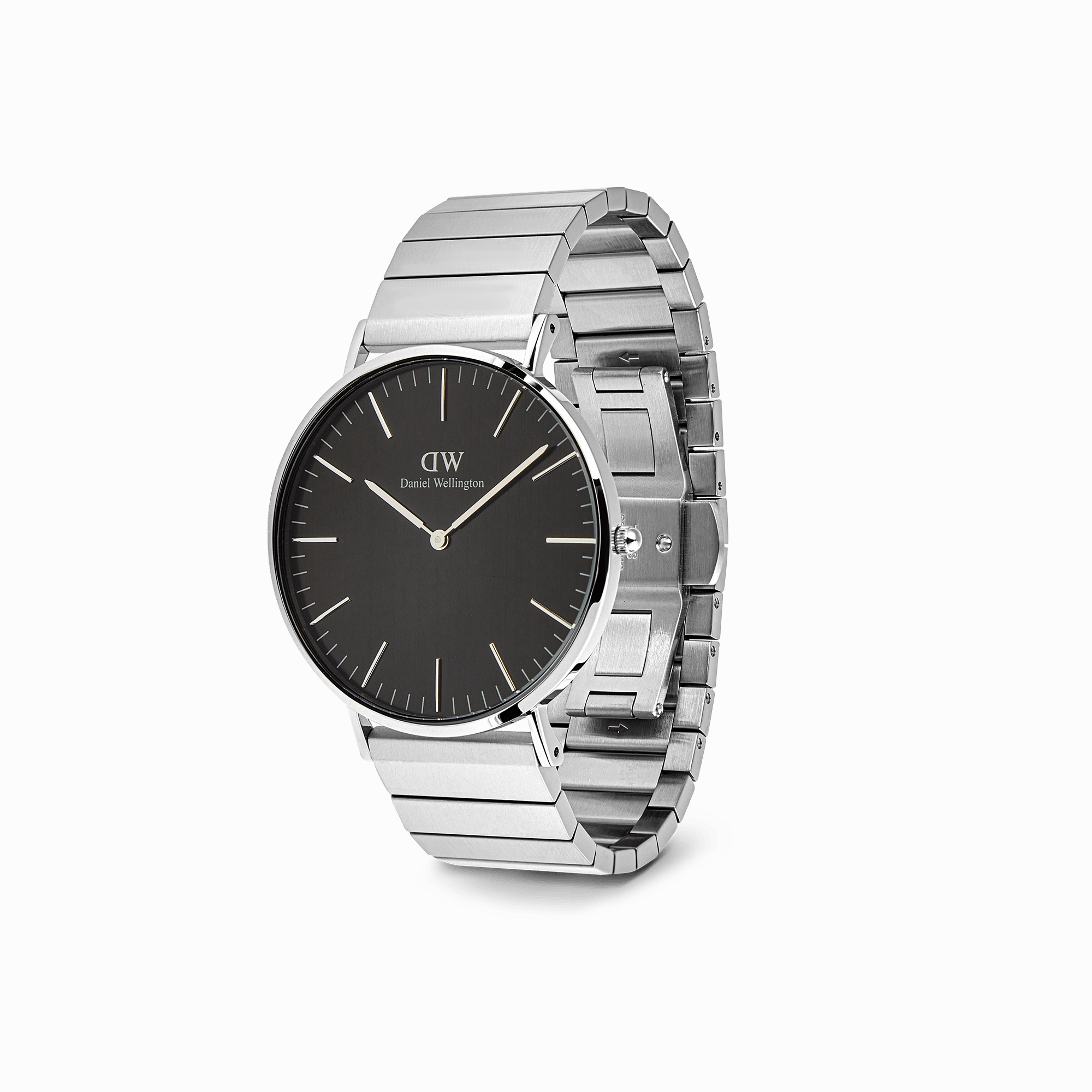 Daniel Wellington Classic Piano Link Onyx Silver Watch
