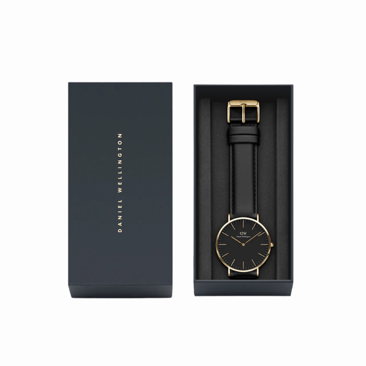 Daniel Wellington Classic Sheffield Black Leather Watch DW00100544
