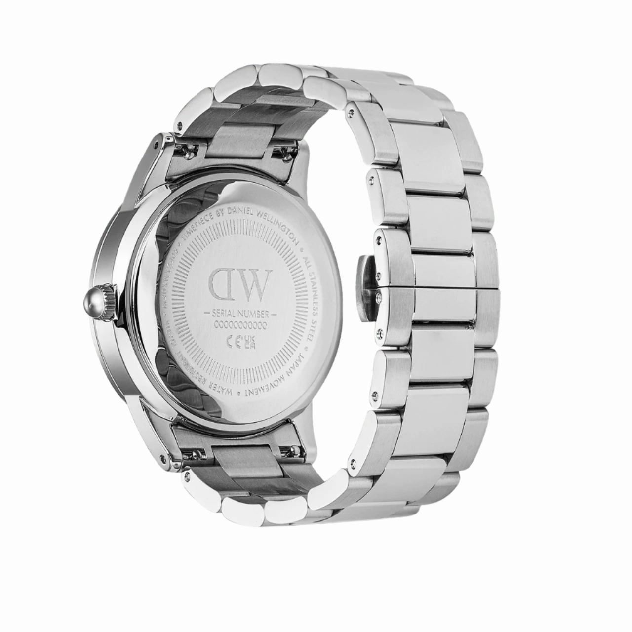 Daniel Wellington Iconic Paradigma Link Black Bezel White Dial Watch DW00100819