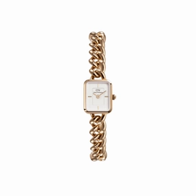 Daniel Wellington Jolie Rose Gold Chain White Dial Watch DW00100835