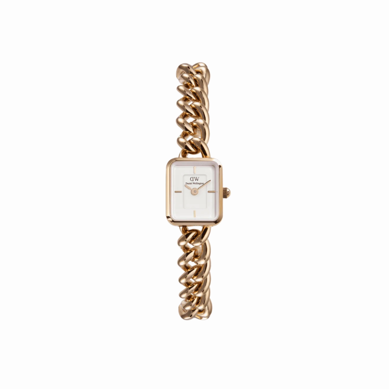 Daniel Wellington Jolie Rose Gold Chain White Dial Watch DW00100835